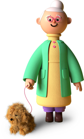 Person with a Pet
